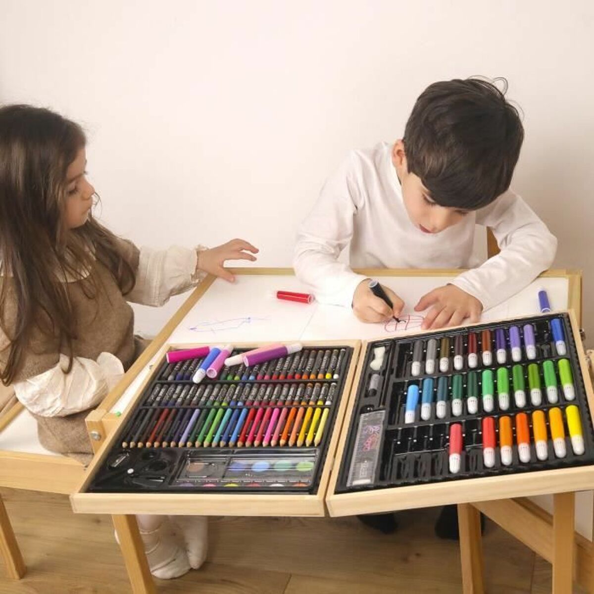 Ritningsset Multicolour 150 Delar-Leksaker och spel, Kreativa aktiviteter-BigBuy Kids-peaceofhome.se