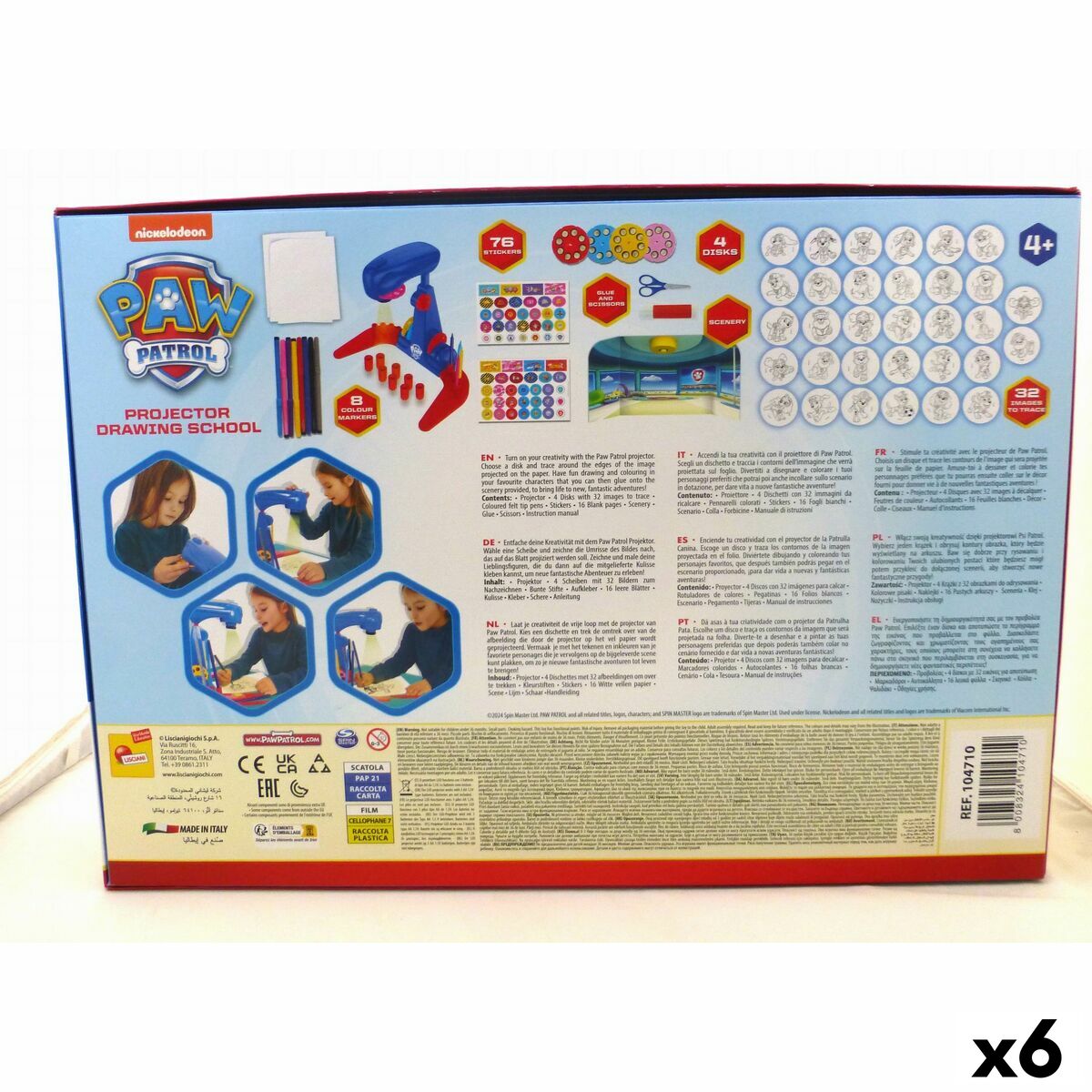 Ritningsset The Paw Patrol (6 antal)-Kontor och Kontorsmaterial, konst och hantverk-The Paw Patrol-peaceofhome.se