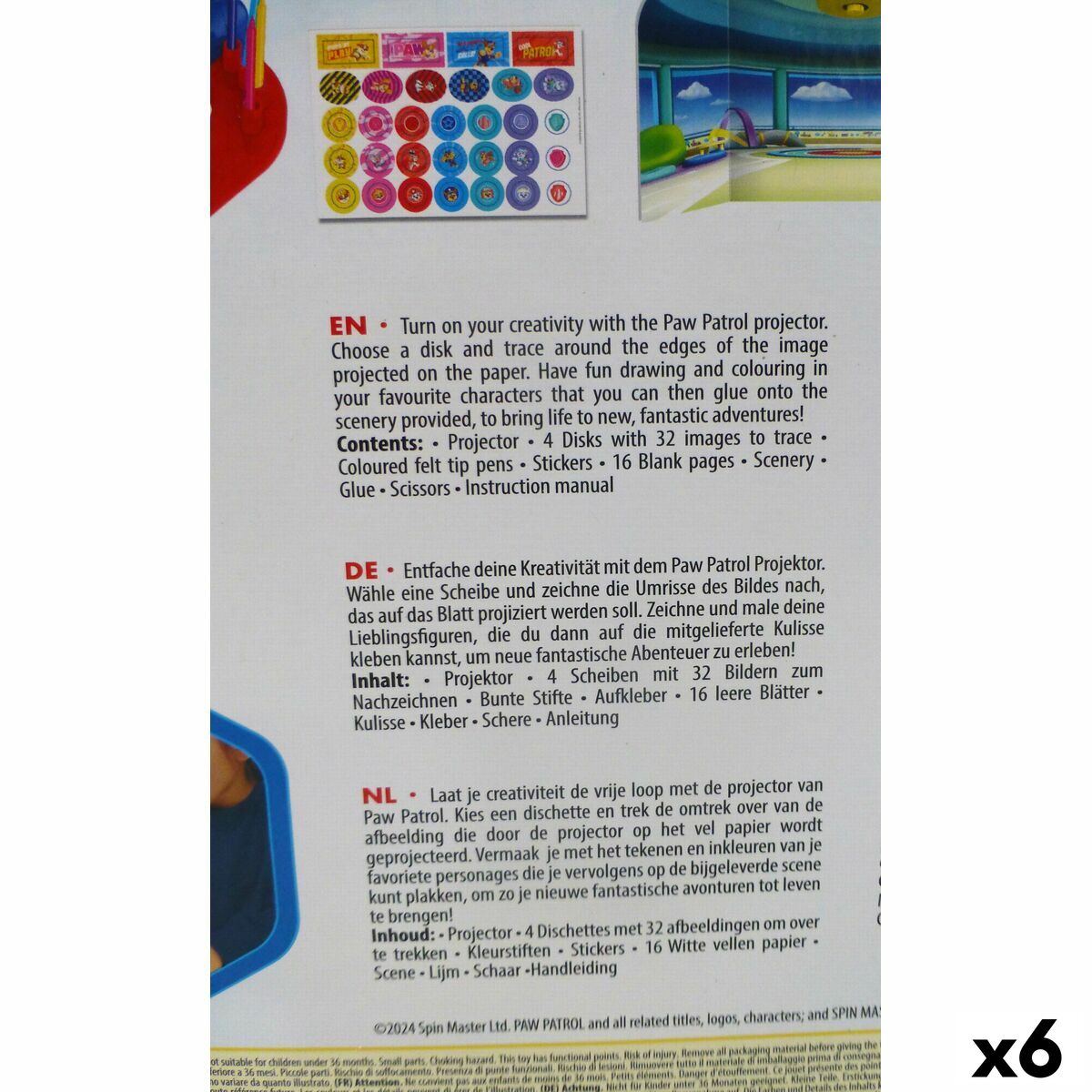 Ritningsset The Paw Patrol (6 antal)-Kontor och Kontorsmaterial, konst och hantverk-The Paw Patrol-peaceofhome.se