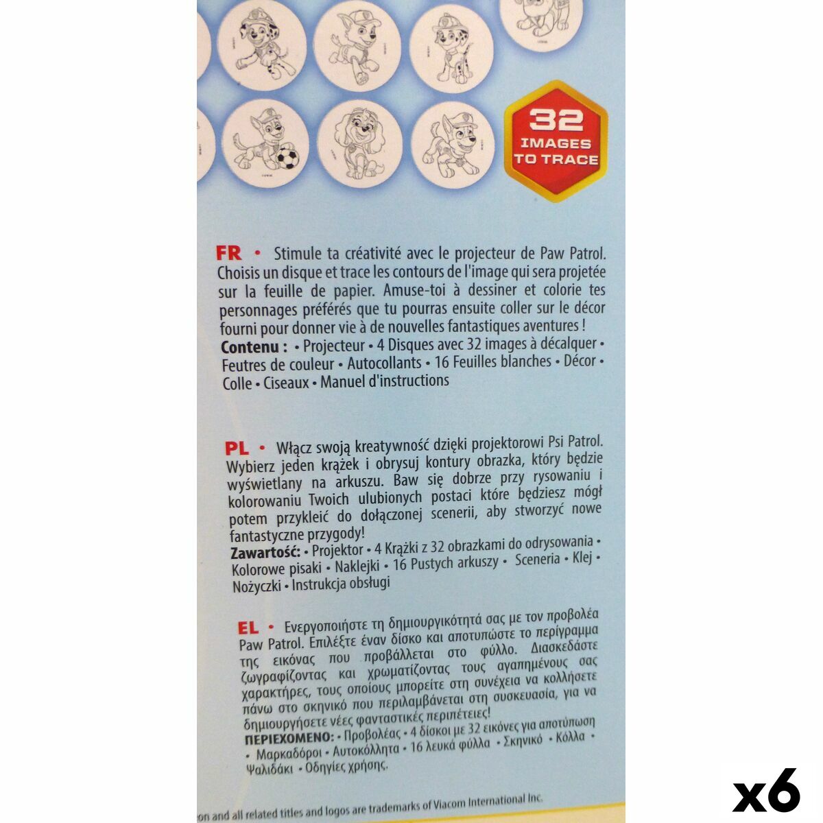 Ritningsset The Paw Patrol (6 antal)-Kontor och Kontorsmaterial, konst och hantverk-The Paw Patrol-peaceofhome.se
