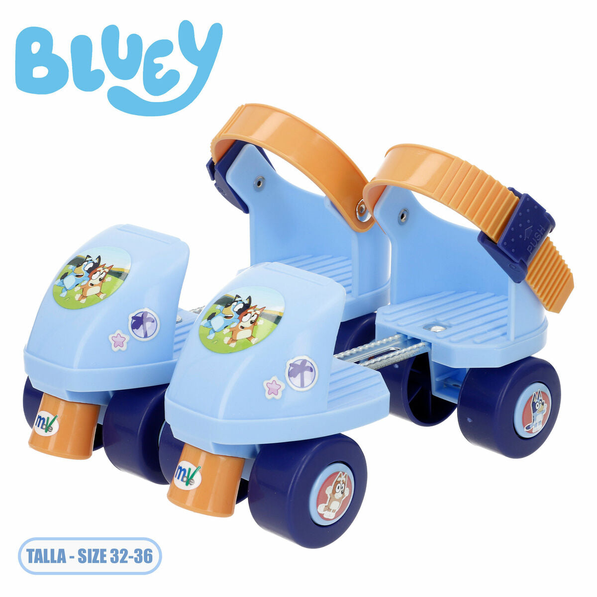 Rullskridskor Bluey 32-36 Blå (2 antal)-Leksaker och spel, Sport och utomhus-Bluey-peaceofhome.se