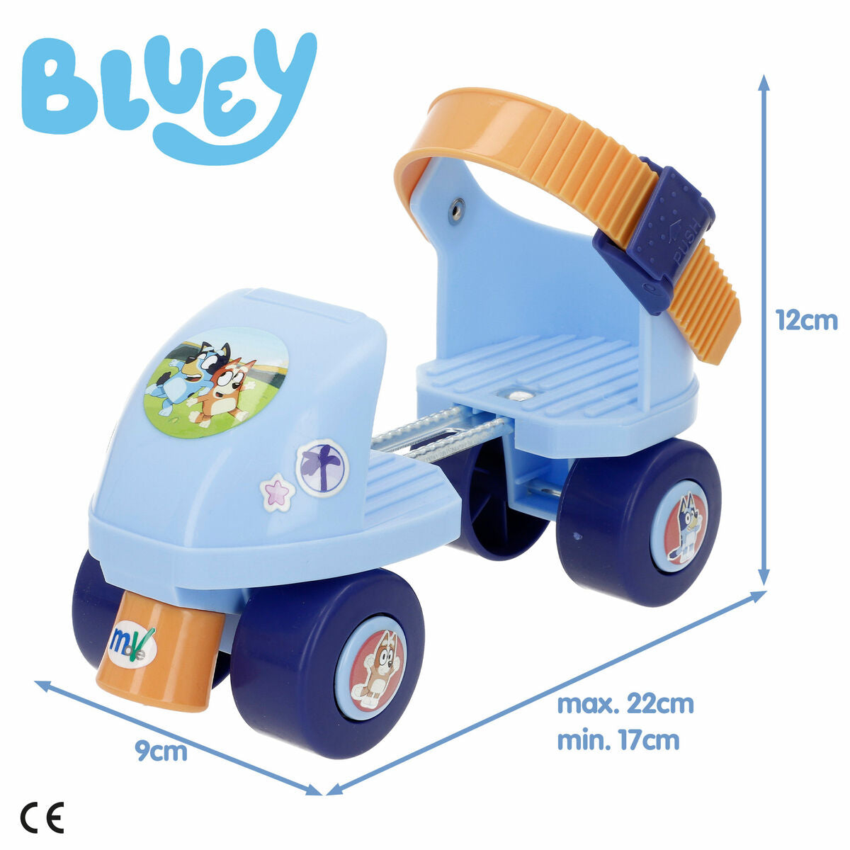 Rullskridskor Bluey 32-36 Blå (2 antal)-Leksaker och spel, Sport och utomhus-Bluey-peaceofhome.se