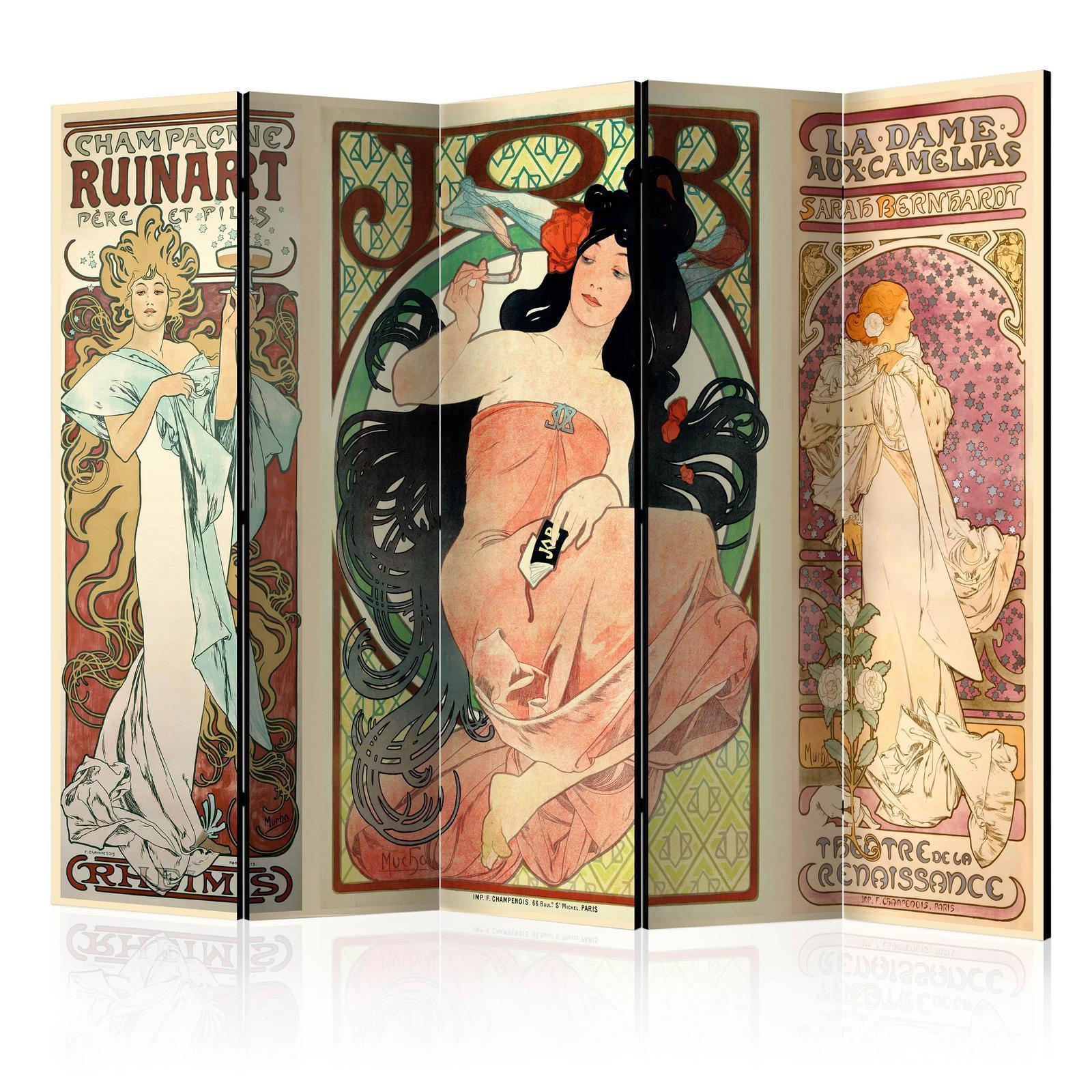 Rumsavdelare - Alphonse Mucha Women's II-Rumsavdelare-Artgeist-peaceofhome.se