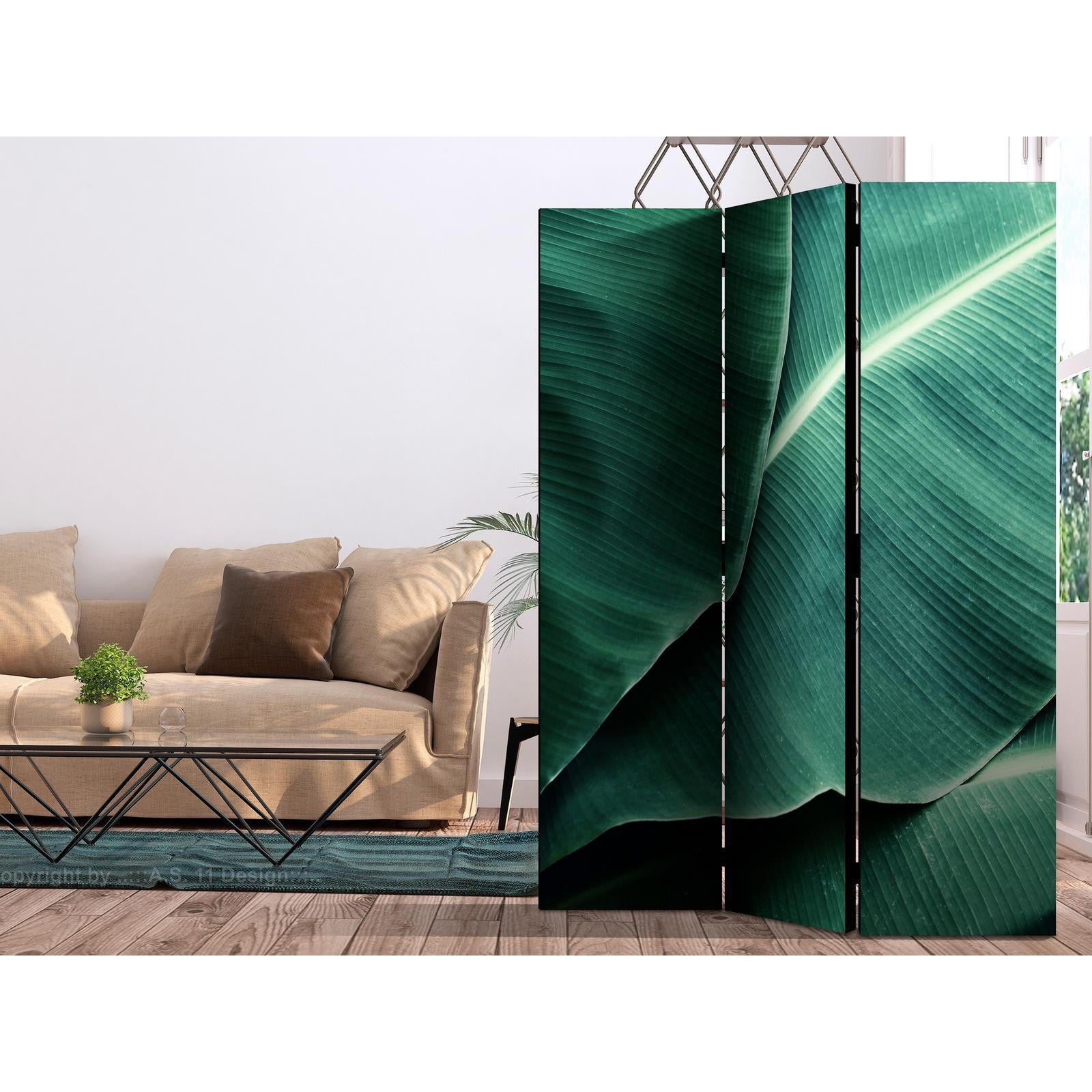 Rumsavdelare - Banana Leaf-Rumsavdelare-Artgeist-peaceofhome.se