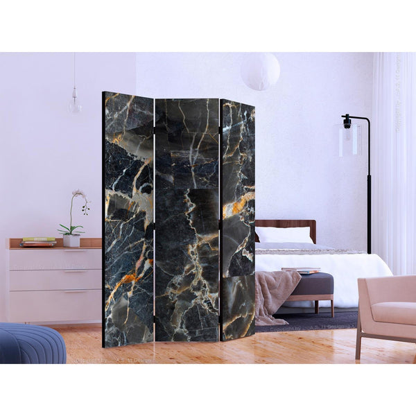 Rumsavdelare - Black Marble-Rumsavdelare-Artgeist-Dubbelsidig-135x172-peaceofhome.se