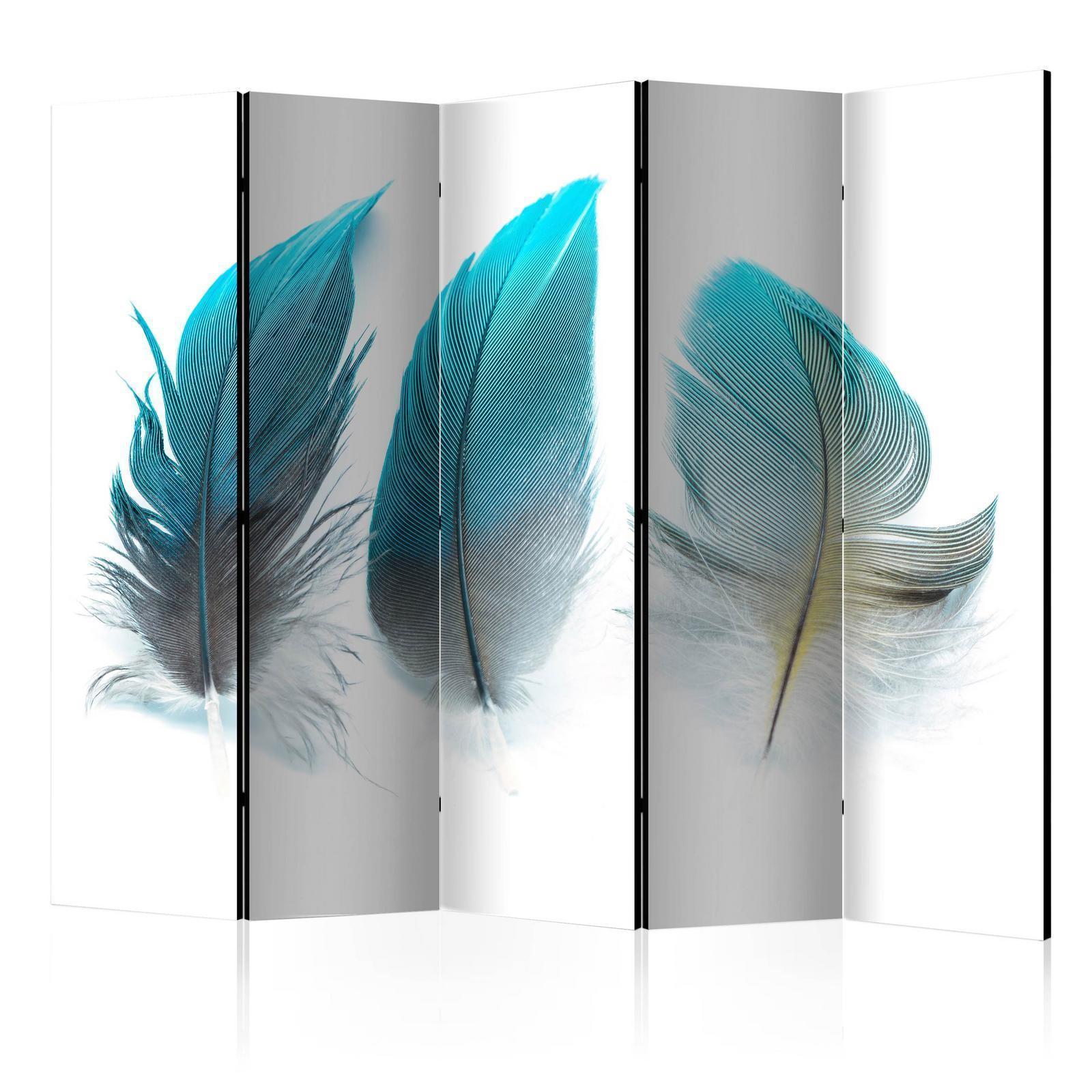 Rumsavdelare - Blue Feathers II-Rumsavdelare-Artgeist-peaceofhome.se