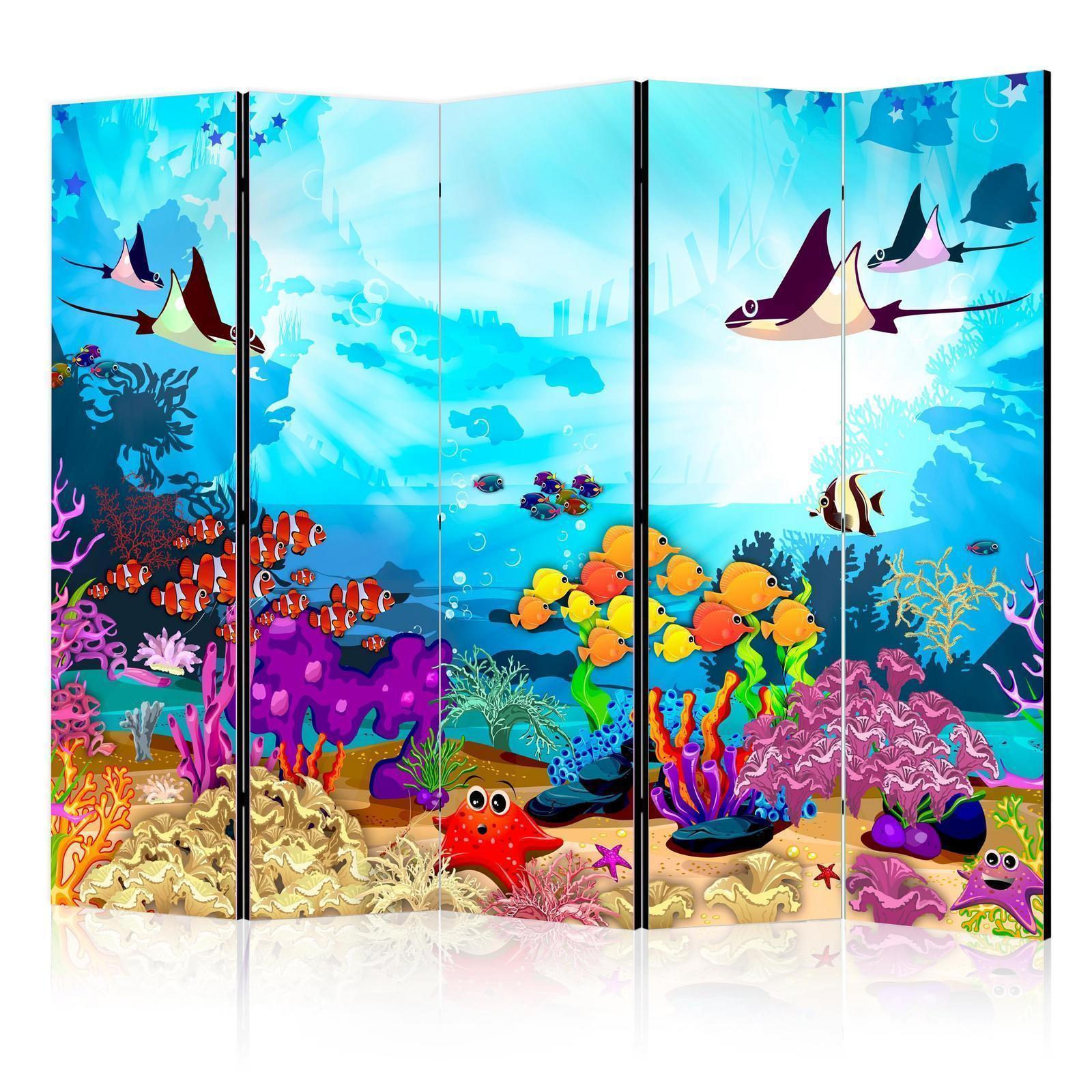 Rumsavdelare - Colourful Fish II-Rumsavdelare-Artgeist-peaceofhome.se