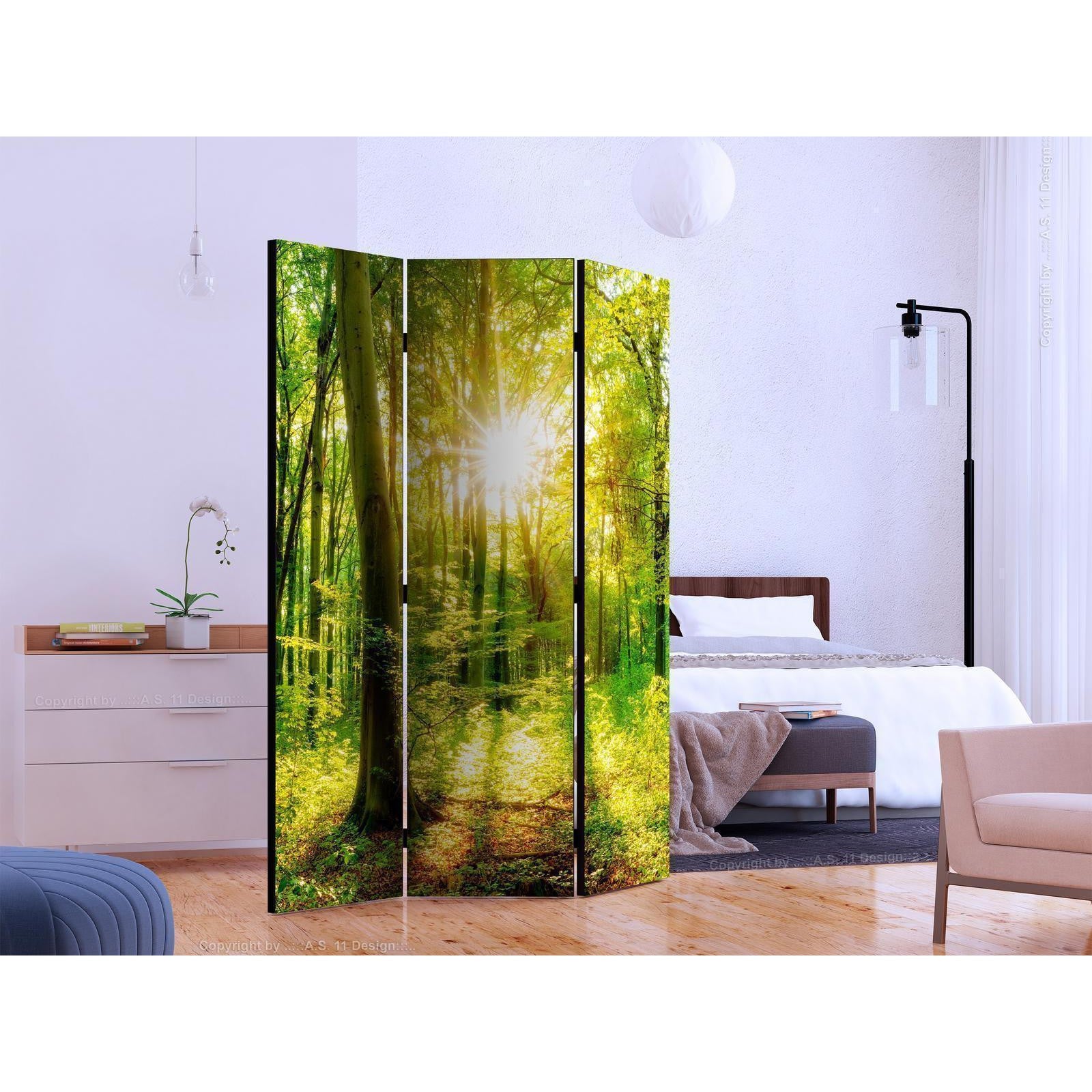 Rumsavdelare - Forest Rays-Rumsavdelare-Artgeist-peaceofhome.se