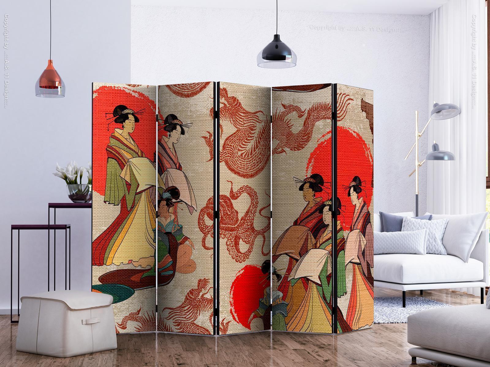 Rumsavdelare - Geishas II-Rumsavdelare-Artgeist-peaceofhome.se