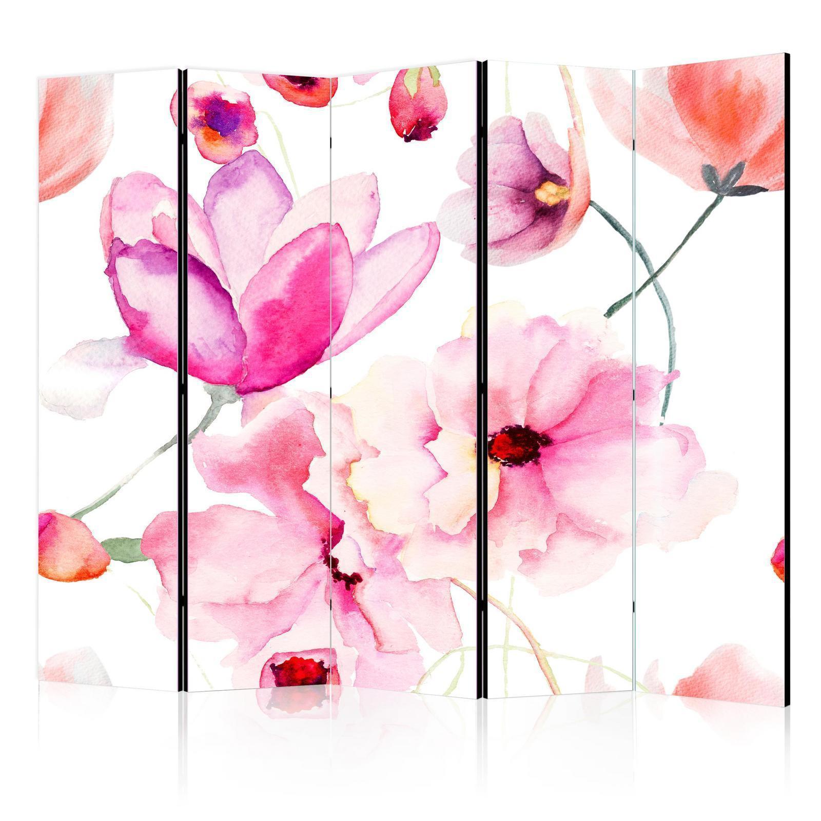 Rumsavdelare - Pink Flowers II-Rumsavdelare-Artgeist-peaceofhome.se