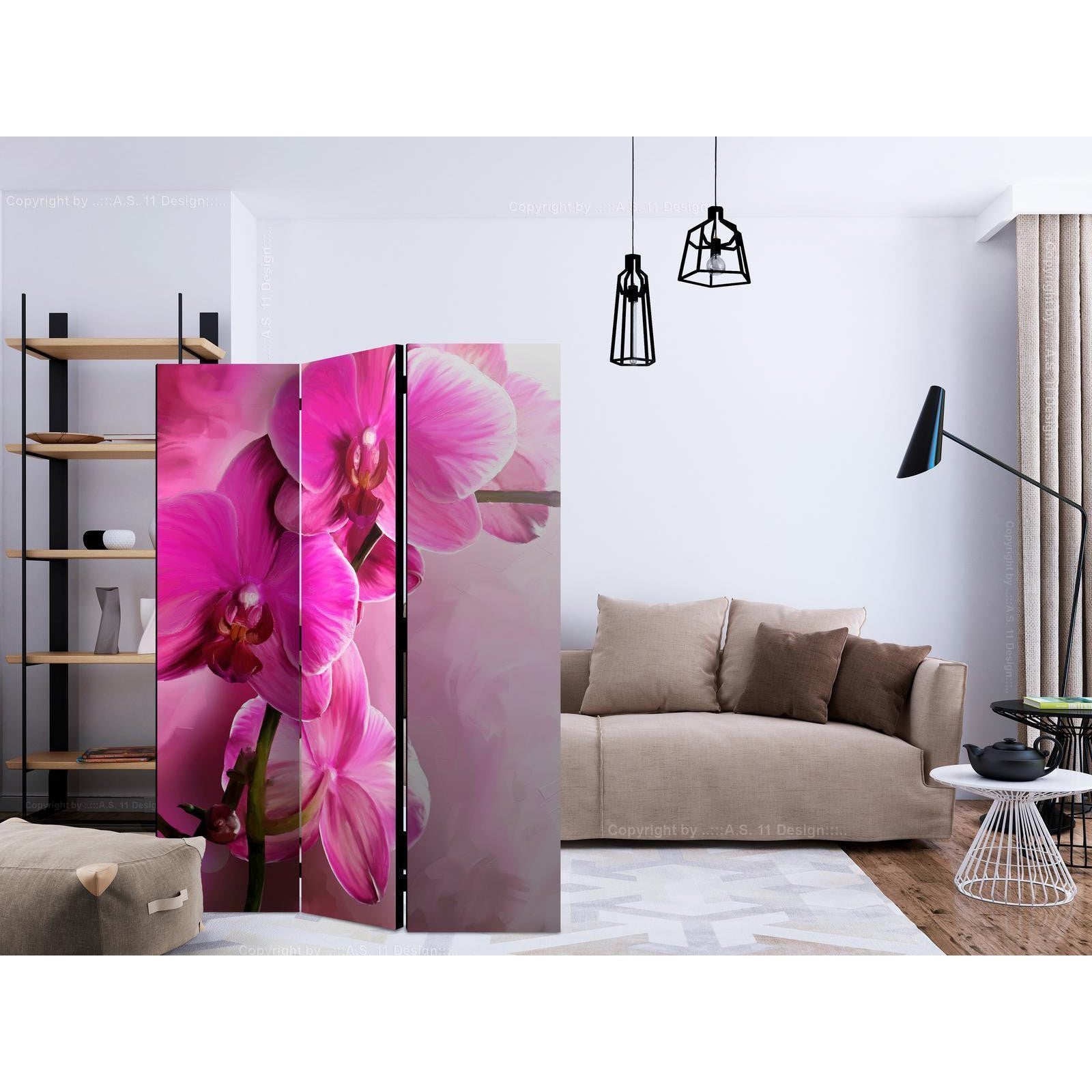 Rumsavdelare - Pink Orchid-Rumsavdelare-Artgeist-peaceofhome.se