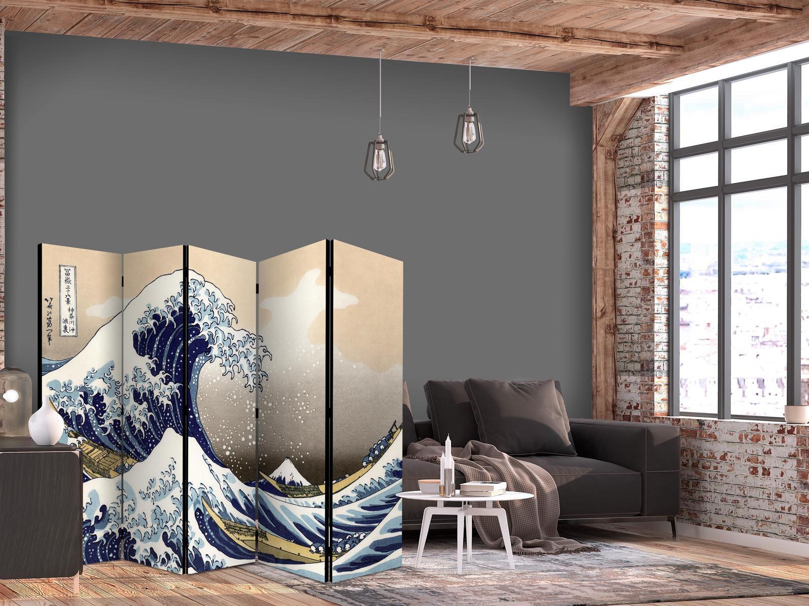 Rumsavdelare - The Great Wave off Kanagawa II-Rumsavdelare-Artgeist-peaceofhome.se