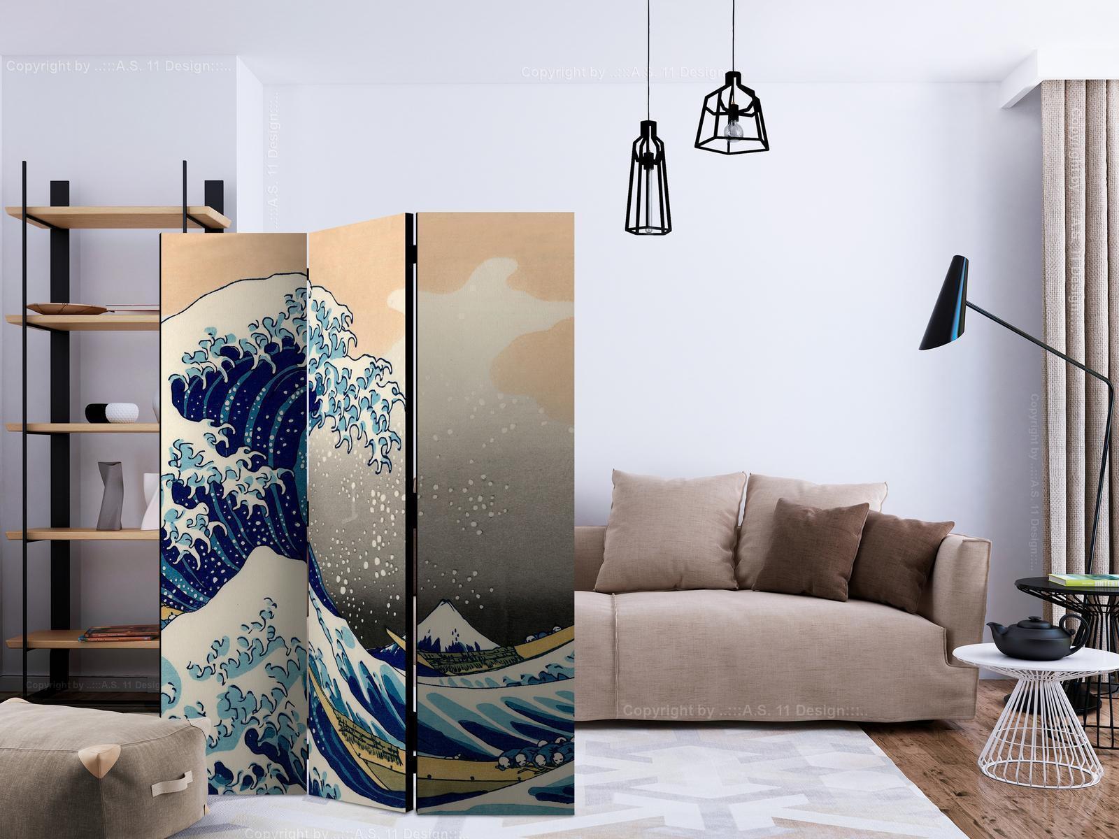 Rumsavdelare - The Great Wave off Kanagawa-Rumsavdelare-Artgeist-peaceofhome.se