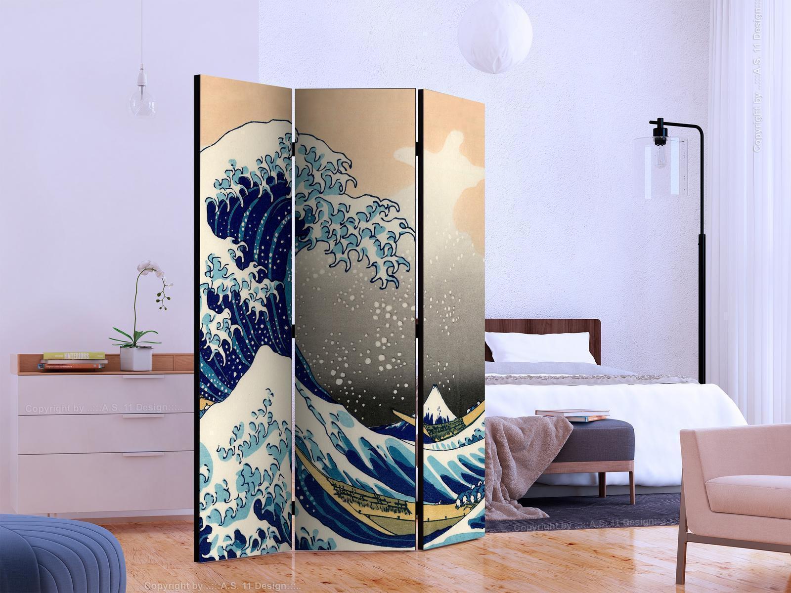 Rumsavdelare - The Great Wave off Kanagawa-Rumsavdelare-Artgeist-peaceofhome.se