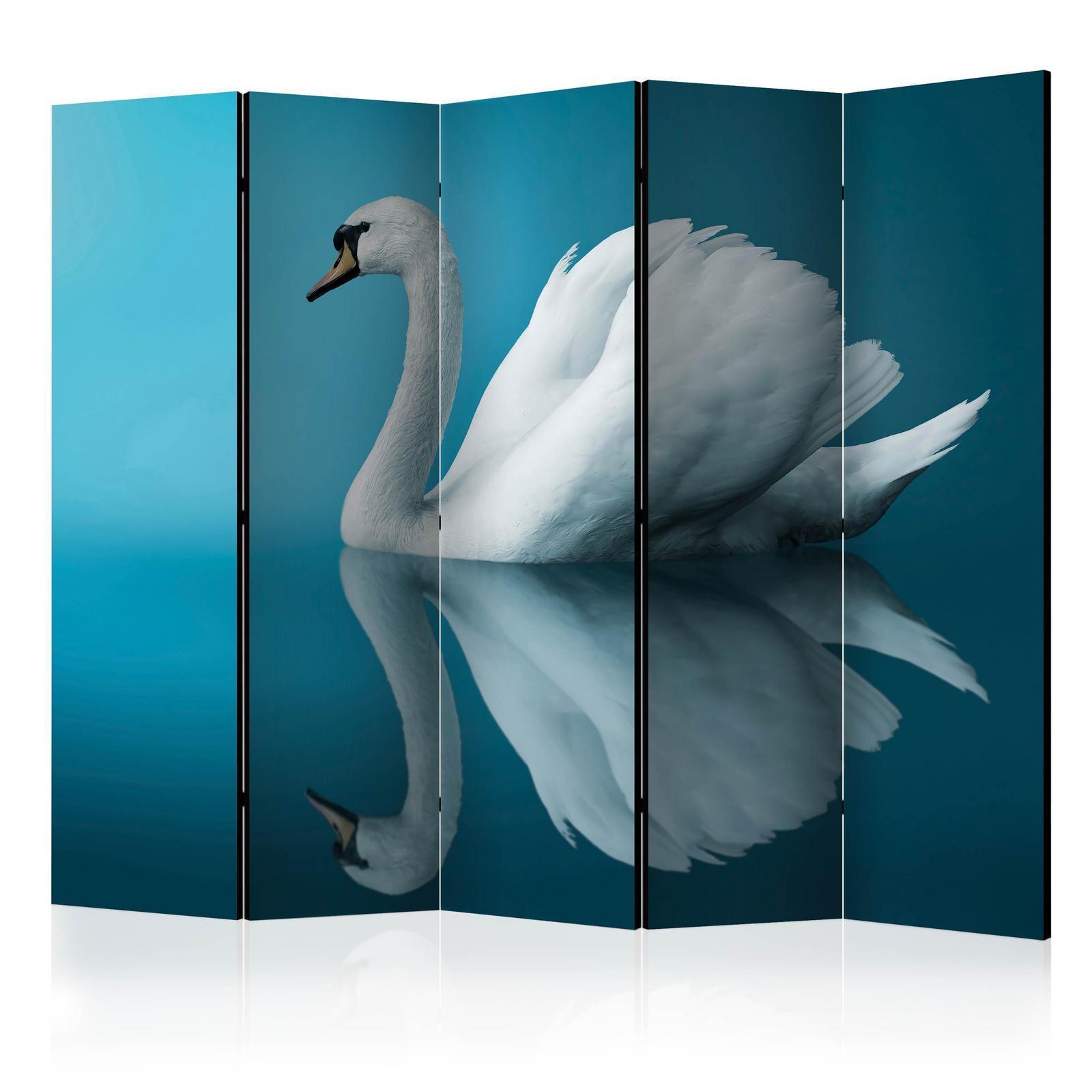 Rumsavdelare - swan - reflection II-Rumsavdelare-Artgeist-peaceofhome.se