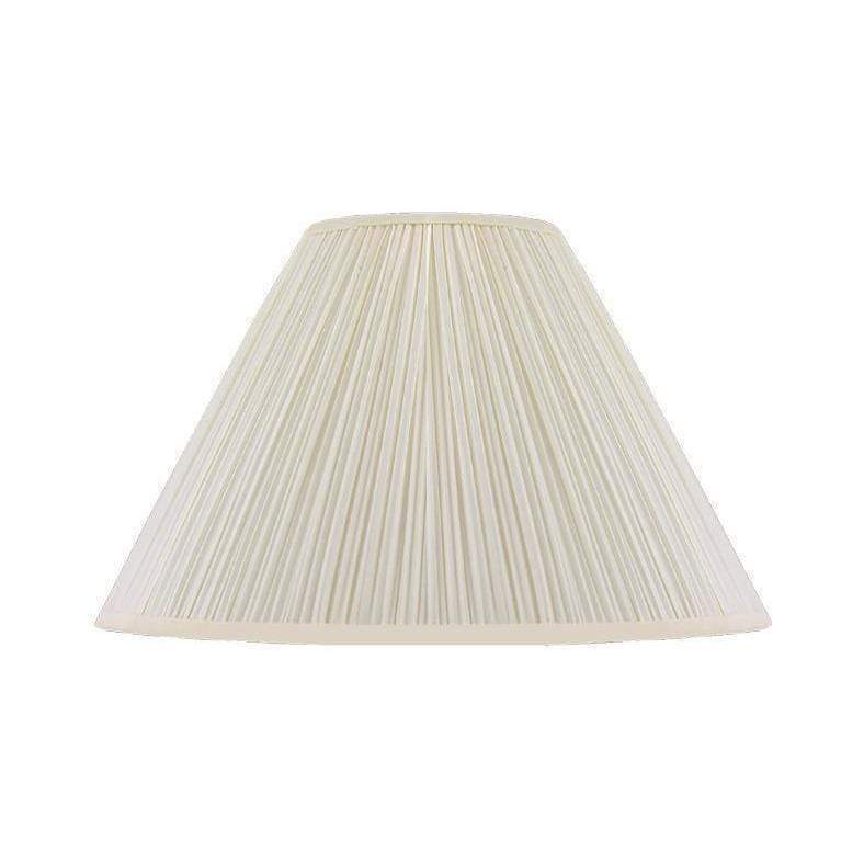 Rund plisserad lampskärm i vitt-Lampskärm-Mr Fredrik-peaceofhome.se