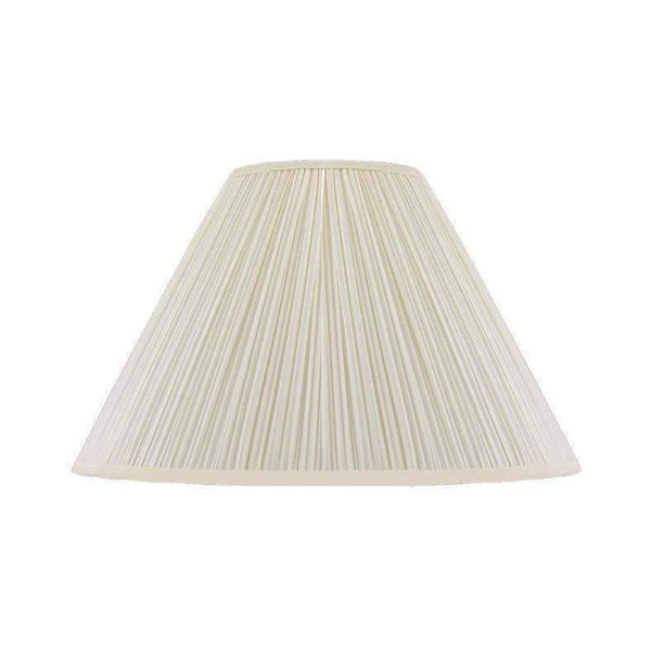 Rund plisserad lampskärm i vitt-Lampskärm-Mr Fredrik-peaceofhome.se