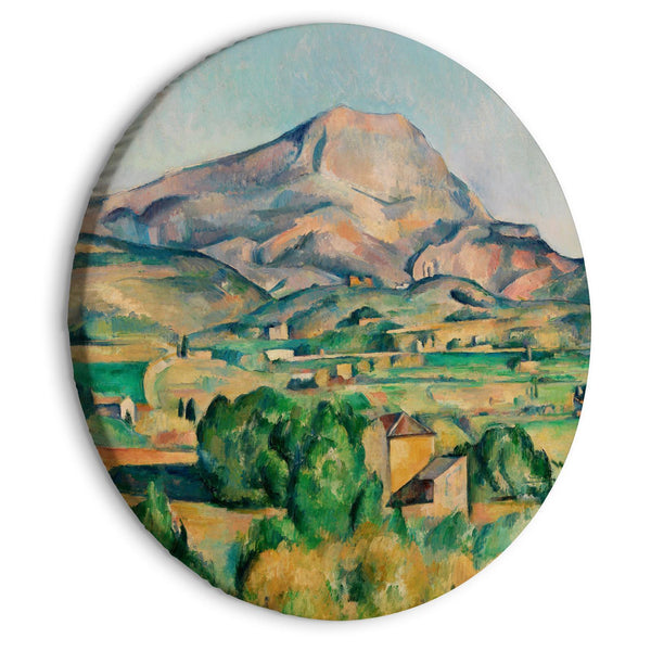 Rund tavla - Mont Sainte-Victoire (Paul Cézanne)-Runda tavlor-Artgeist-peaceofhome.se