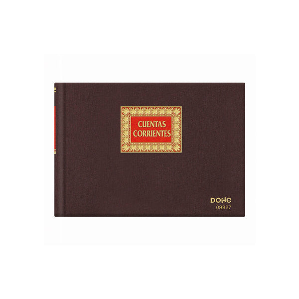 Kontobok DOHE 09927 Quarto Bordeaux 100 Blad-Kontor och Kontorsmaterial, Kontorsmaterial-DOHE-peaceofhome.se