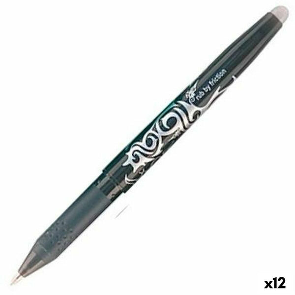 Penna Pilot Frixion Ball Suddbart bläck Svart 0,4 mm 0,7 mm (12 antal)-Kontor och Kontorsmaterial, Kulspetspennor, pennor och skrivverktyg-Pilot-peaceofhome.se