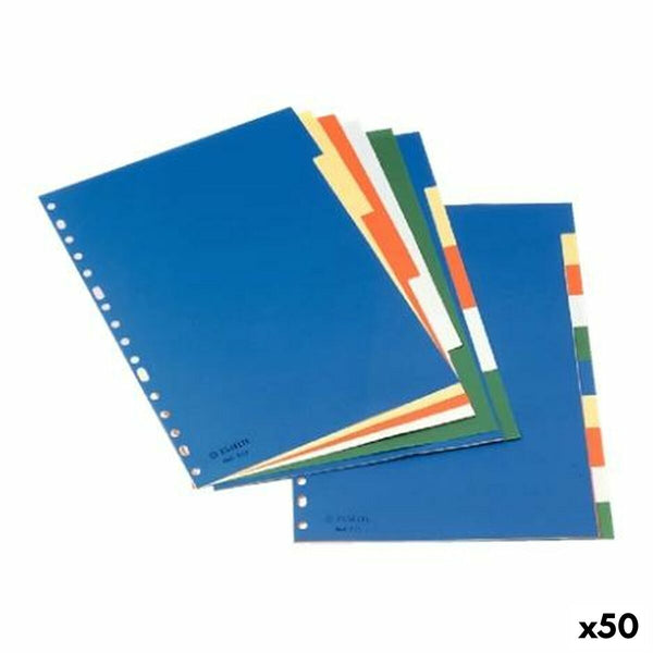 Separatorsats Esselte Multicolour A4 10 Blad (50 antal)-Kontor och Kontorsmaterial, Kontorsmaterial-Esselte-peaceofhome.se