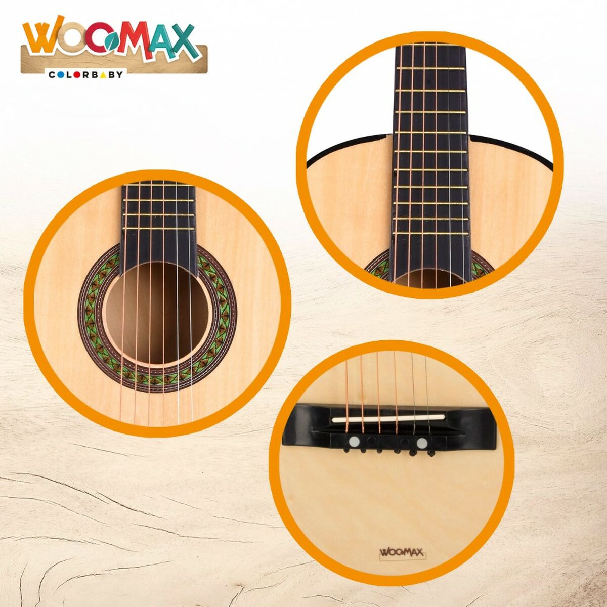 Gitarr för barn Woomax 76 cm-Leksaker och spel, Barns Musikinstrument-Woomax-peaceofhome.se