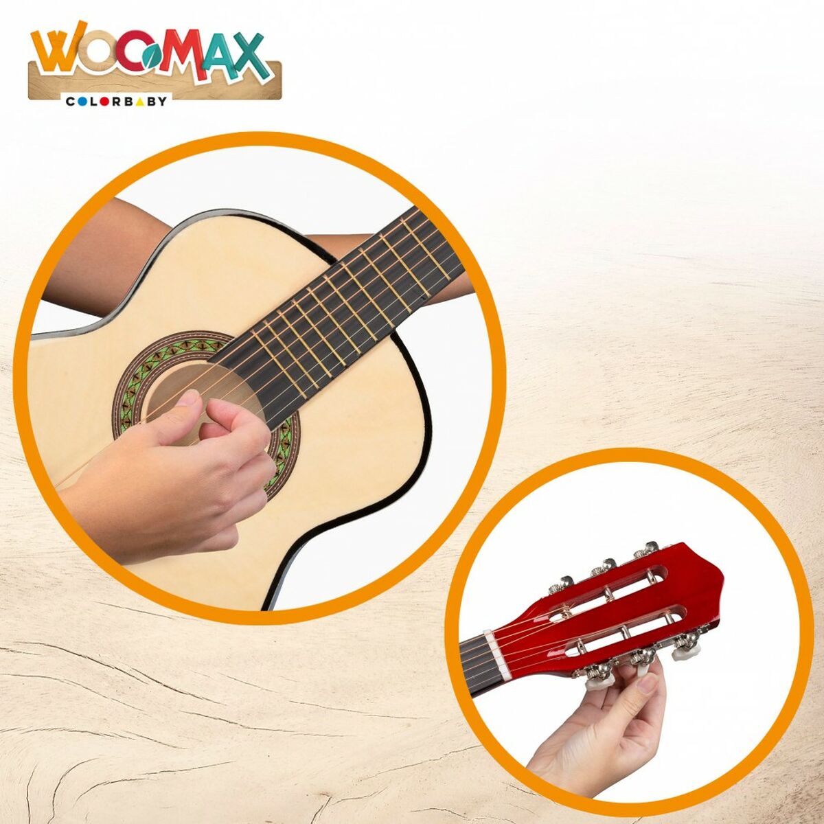 Gitarr för barn Woomax 76 cm-Leksaker och spel, Barns Musikinstrument-Woomax-peaceofhome.se