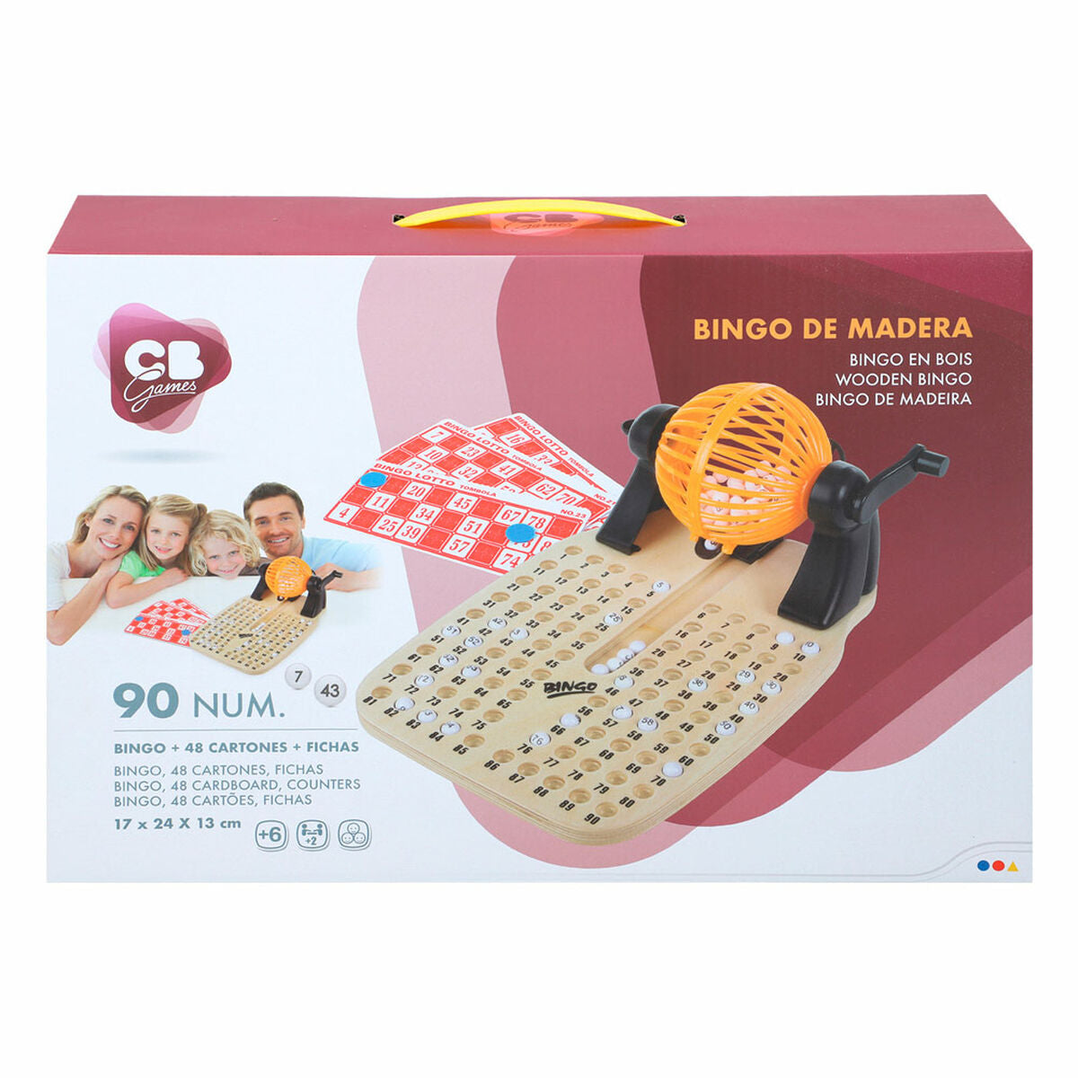 Bingo Colorbaby Trä Plast (6 antal)-Leksaker och spel, Spel och tillbehör-Colorbaby-peaceofhome.se