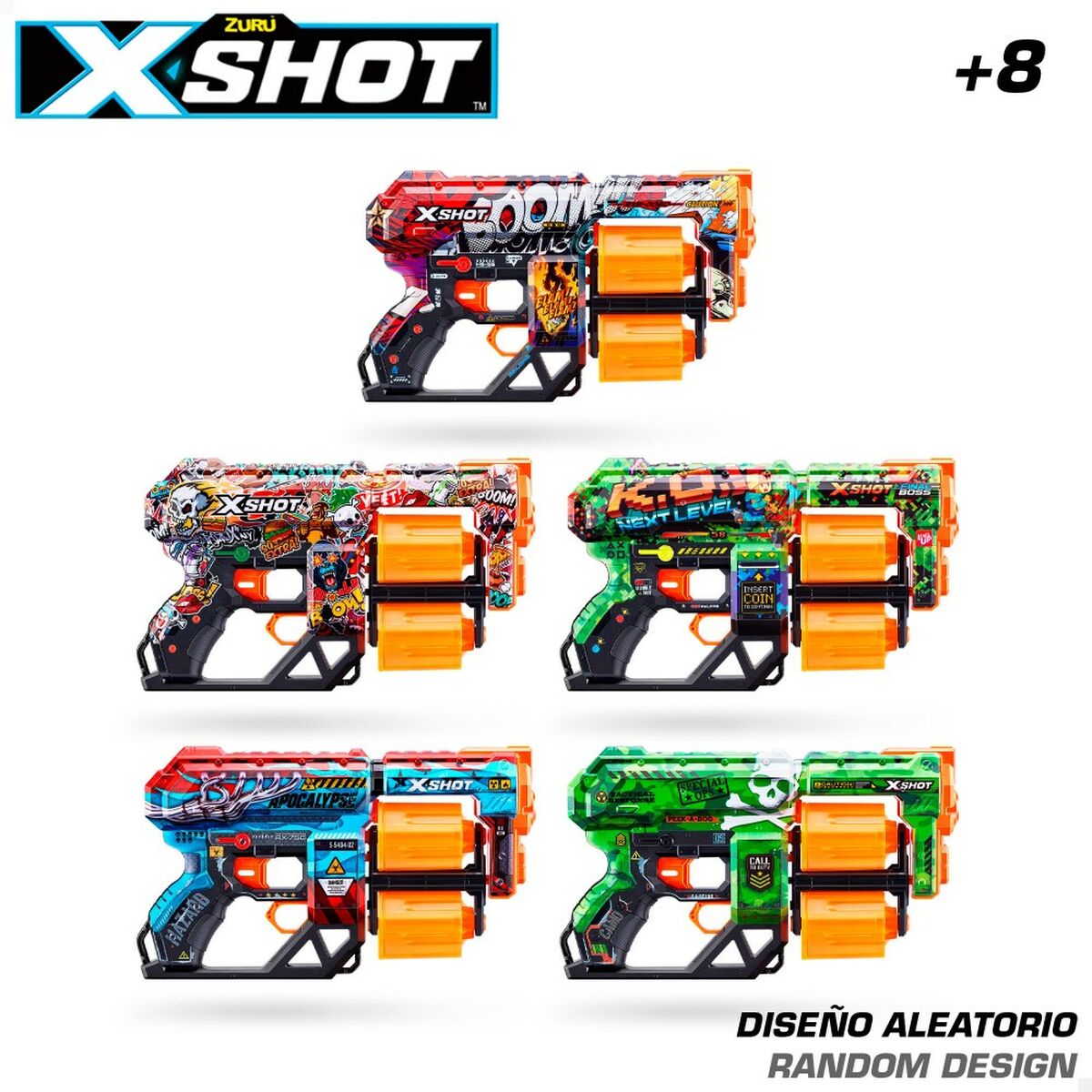 Pistol med Pilar Zuru X-Shot Dread