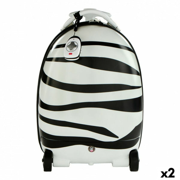 Trolley Backpack Rastar Barn Radiokontroll Zebra 2,4 GHz 34 x 48 x 27,5 cm (2 antal)