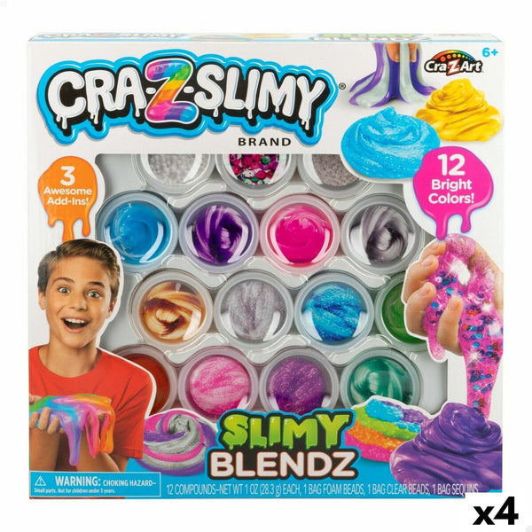 Modellera Spel Cra-Z-Art Slimy Blendz (4 antal) Slime