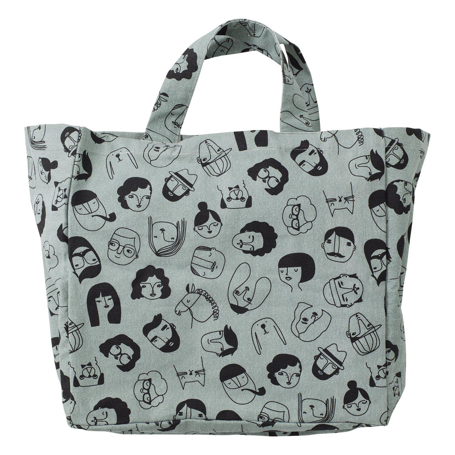 SHOPPINGBAG Shoppingkasse-Tygkasse-Spira of Sweden-peaceofhome.se