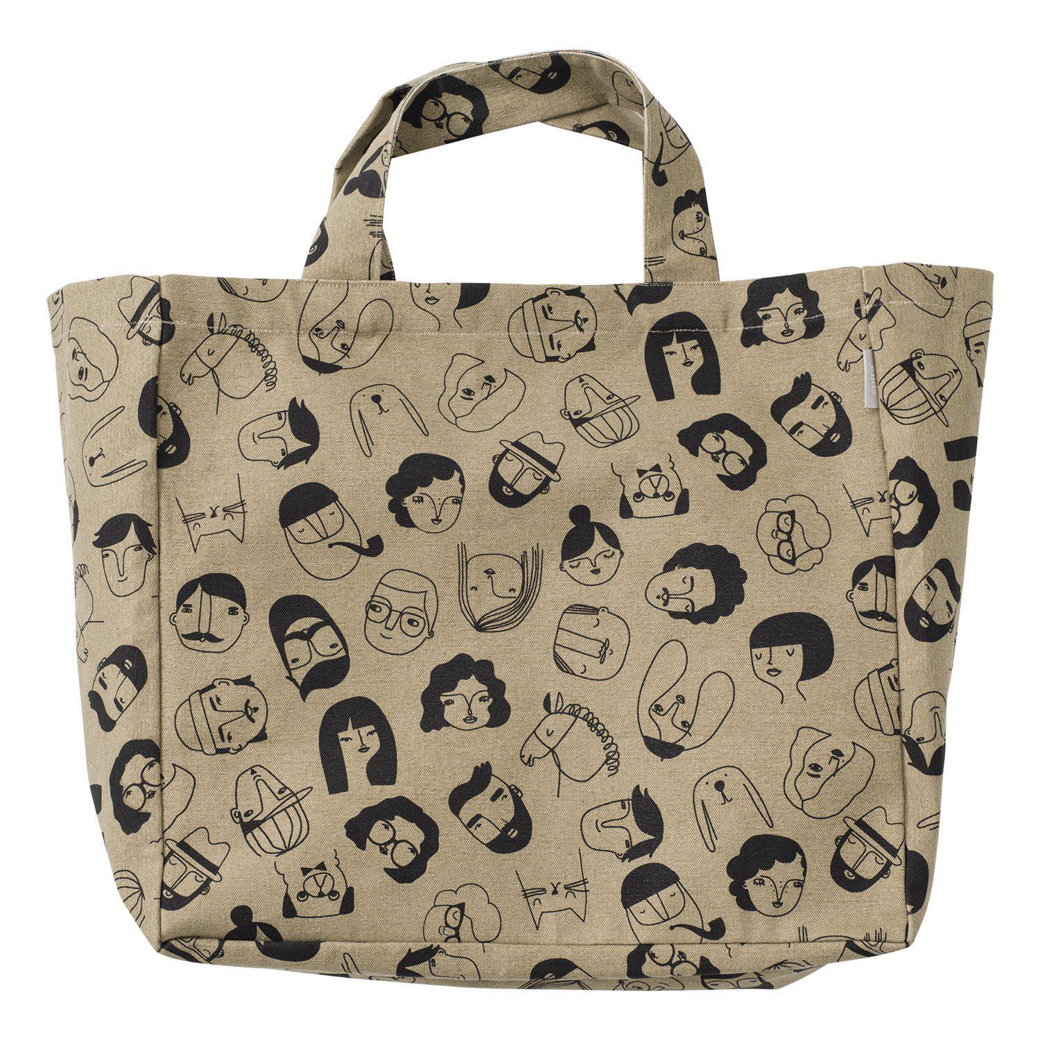 SHOPPINGBAG Shoppingkasse-Tygkasse-Spira of Sweden-peaceofhome.se