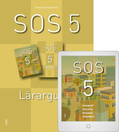 SOS 5 Lärarguide med Digital (lärarlicens)-Digitala böcker-Liber-peaceofhome.se