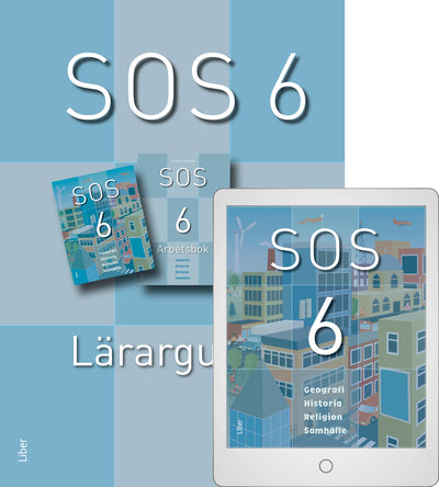 SOS 6 Lärarguide med Digital (lärarlicens)-Digitala böcker-Liber-peaceofhome.se