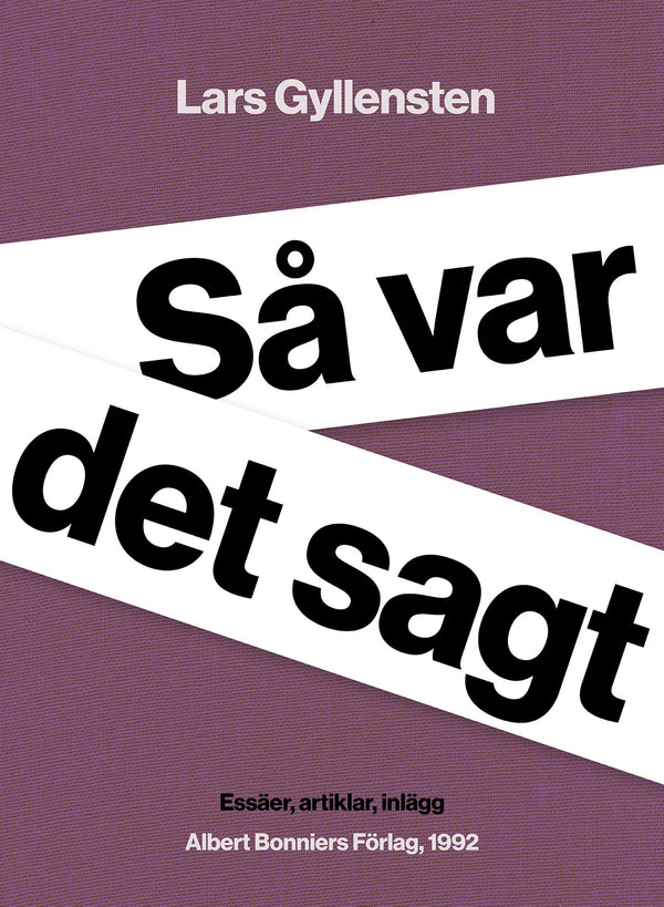 Så var det sagt : essäer, artiklar, inlägg – E-bok – Laddas ner-Digitala böcker-Axiell-peaceofhome.se