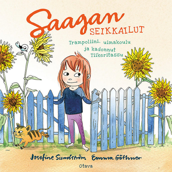 Saagan seikkailut -Trampoliini, uimakoulu ja kadonnut Tiikeritassu-Digitala böcker-Axiell-peaceofhome.se