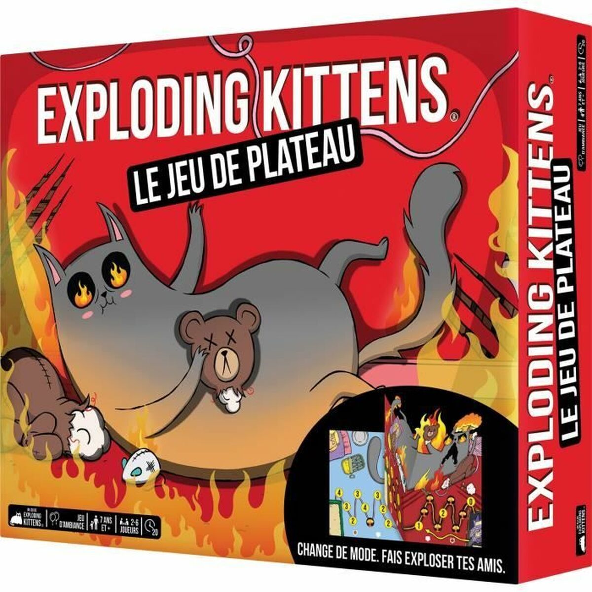 Sällskapsspel Asmodee Exploding Kittens-Leksaker och spel, Spel och tillbehör-Asmodee-peaceofhome.se