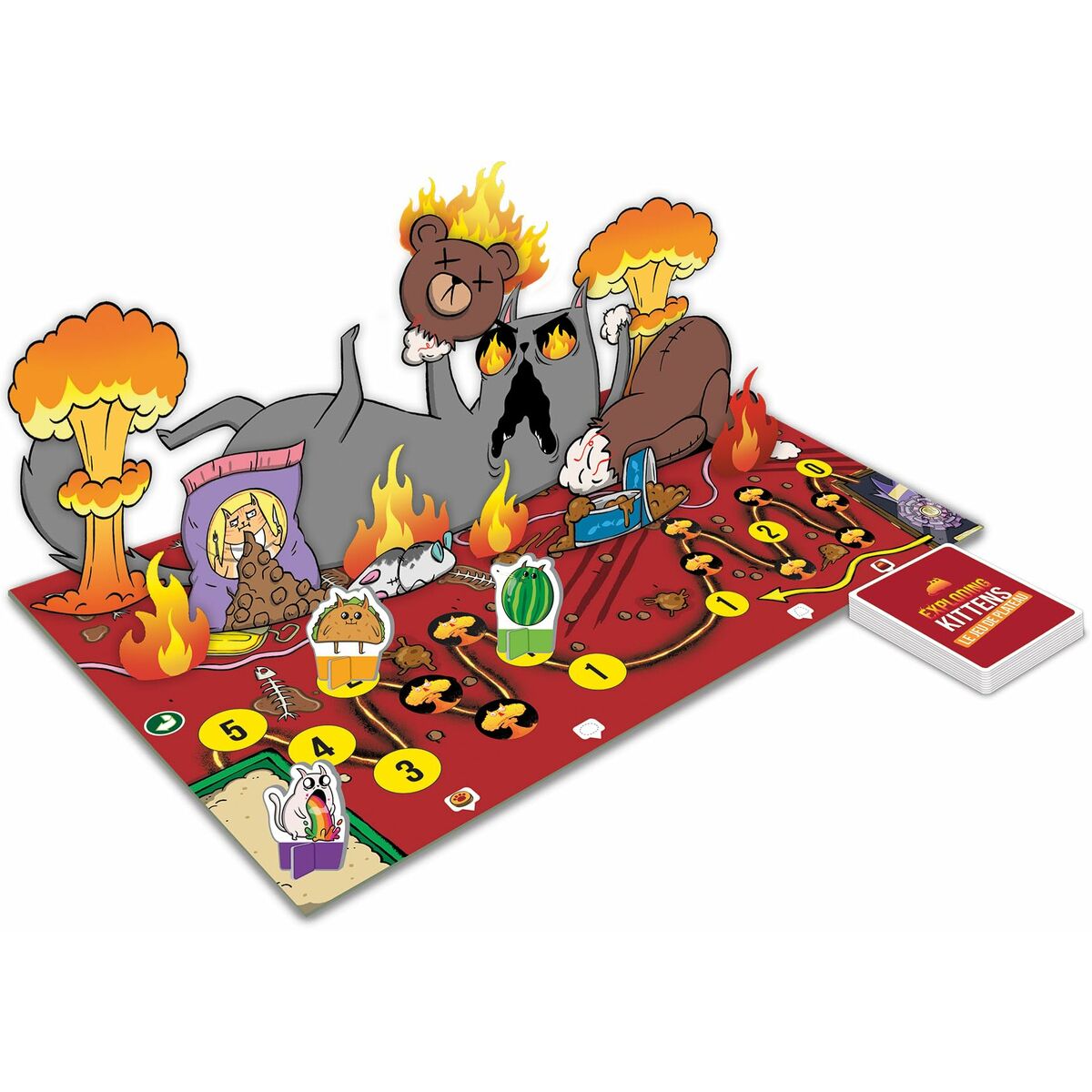Sällskapsspel Asmodee Exploding Kittens-Leksaker och spel, Spel och tillbehör-Asmodee-peaceofhome.se