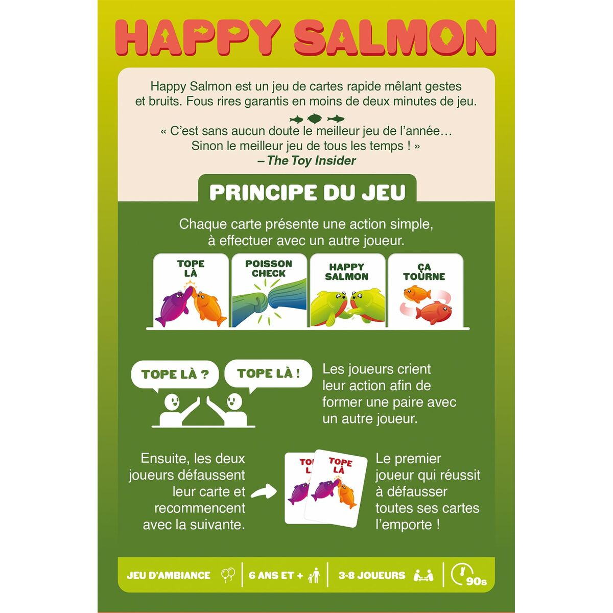Sällskapsspel Asmodee Happy Salmon-Leksaker och spel, Spel och tillbehör-Asmodee-peaceofhome.se