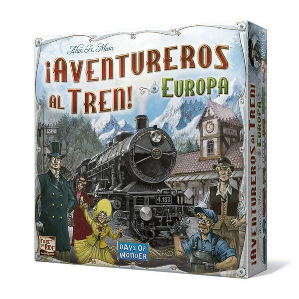 Sällskapsspel ¡Aventureros al Tren! Europa Asmodee LFCABI127 (ES)-Leksaker och spel, Spel och tillbehör-Asmodee-peaceofhome.se