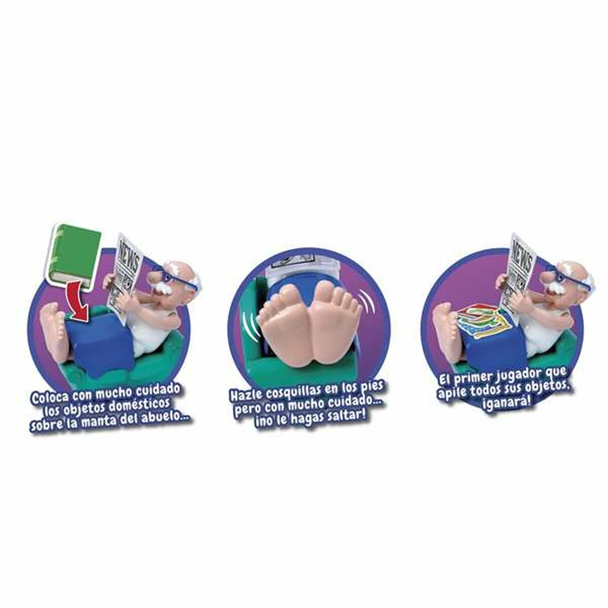 Sällskapsspel Bizak Aguanta Las Cosquillas-Leksaker och spel, Spel och tillbehör-Bizak-peaceofhome.se