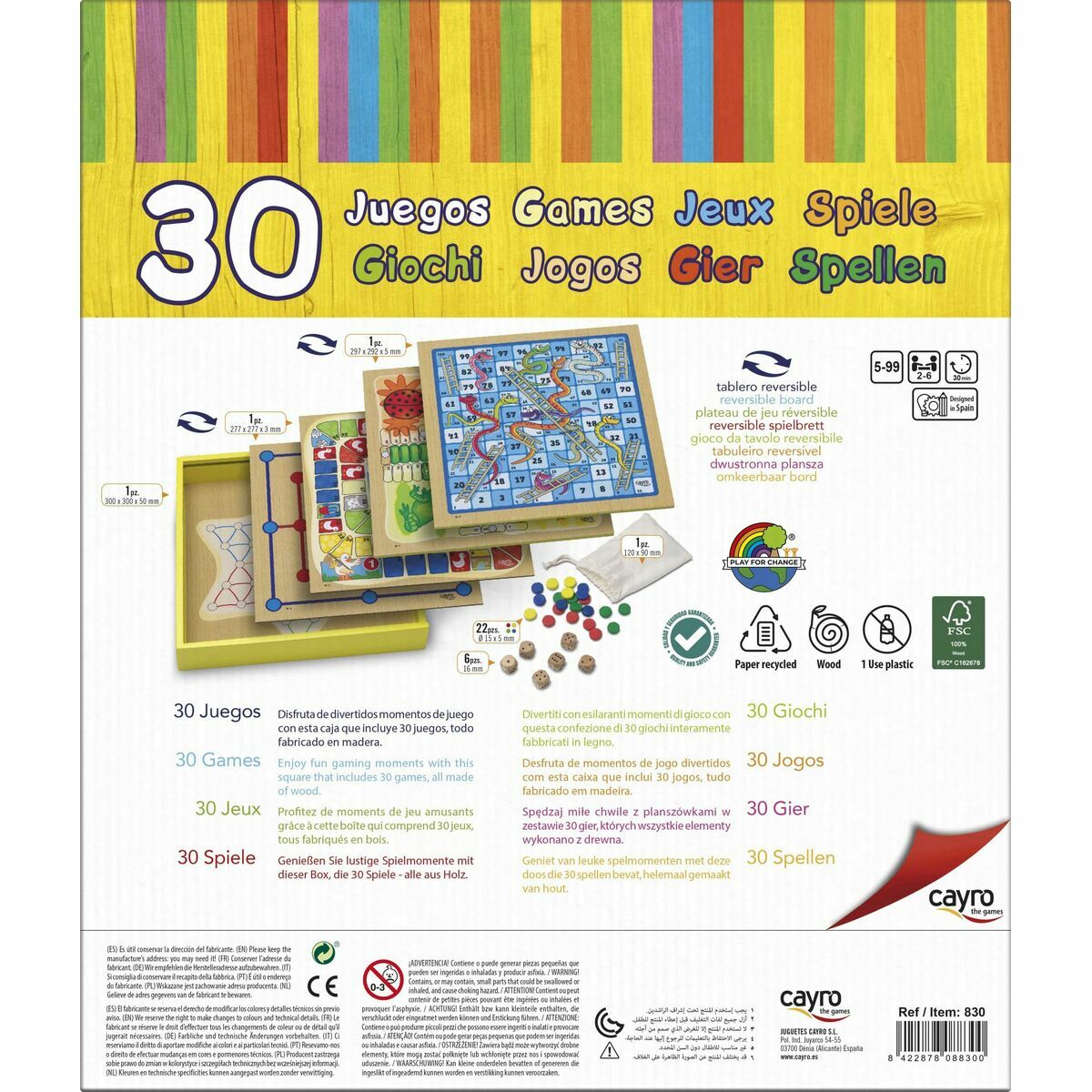 Sällskapsspel Cayro (Renoverade A)-Leksaker och spel, Spel och tillbehör-Cayro-peaceofhome.se