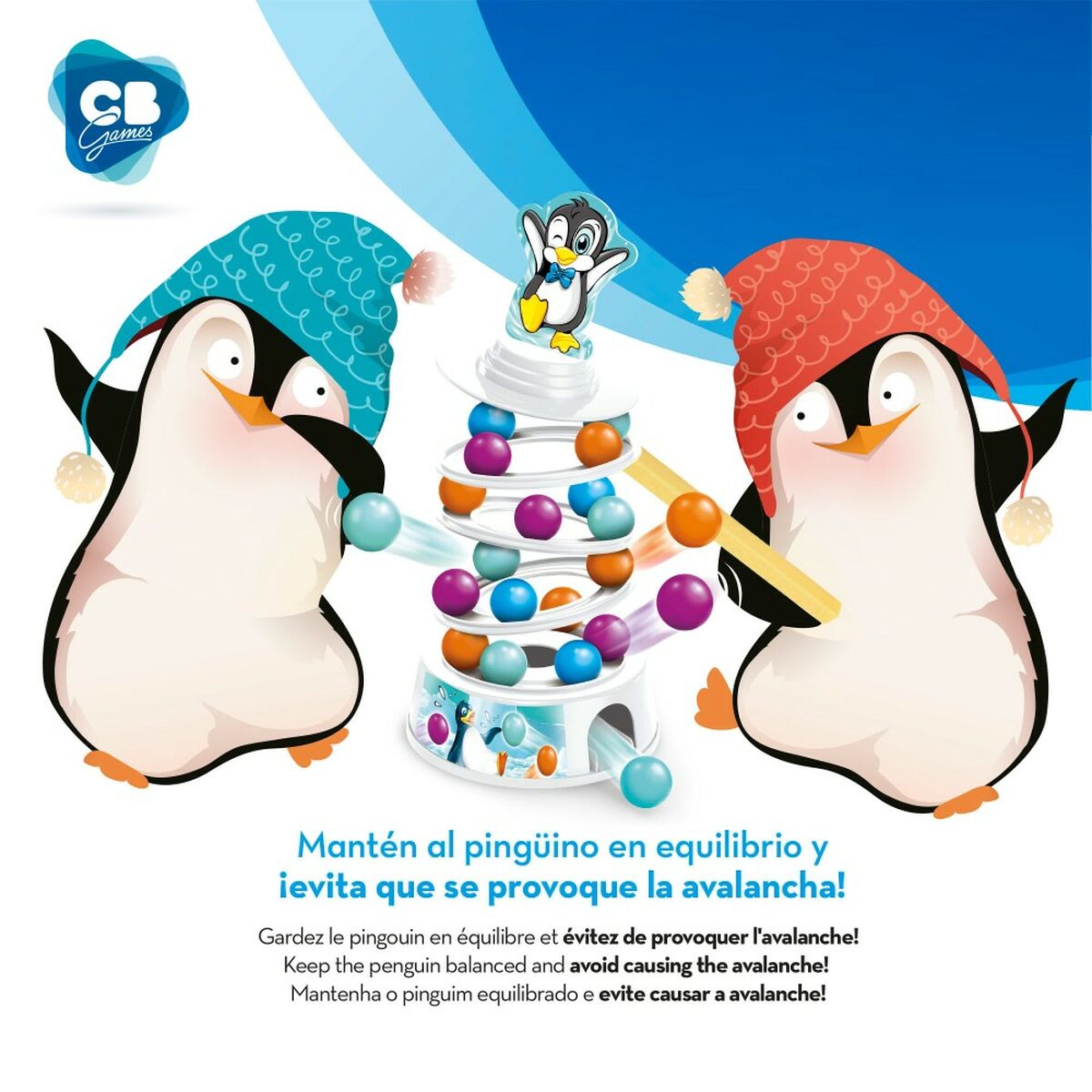 Sällskapsspel Colorbaby Pingvin (6 antal)-Leksaker och spel, Spel och tillbehör-Colorbaby-peaceofhome.se