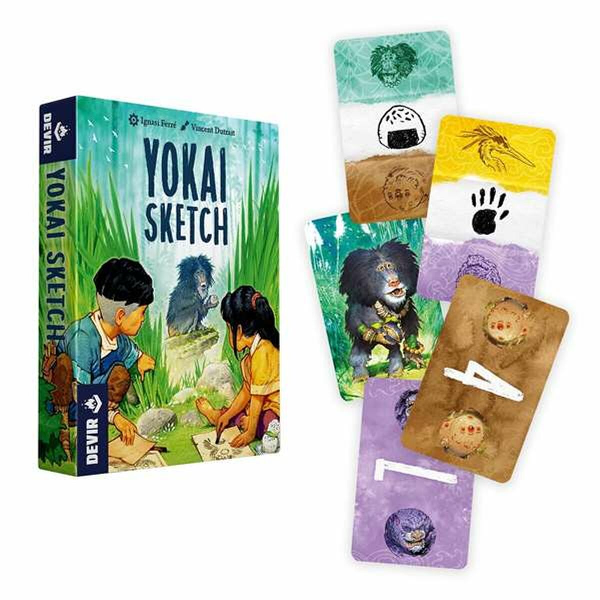 Sällskapsspel Devir Yokai Sketch-Leksaker och spel, Spel och tillbehör-Devir-peaceofhome.se