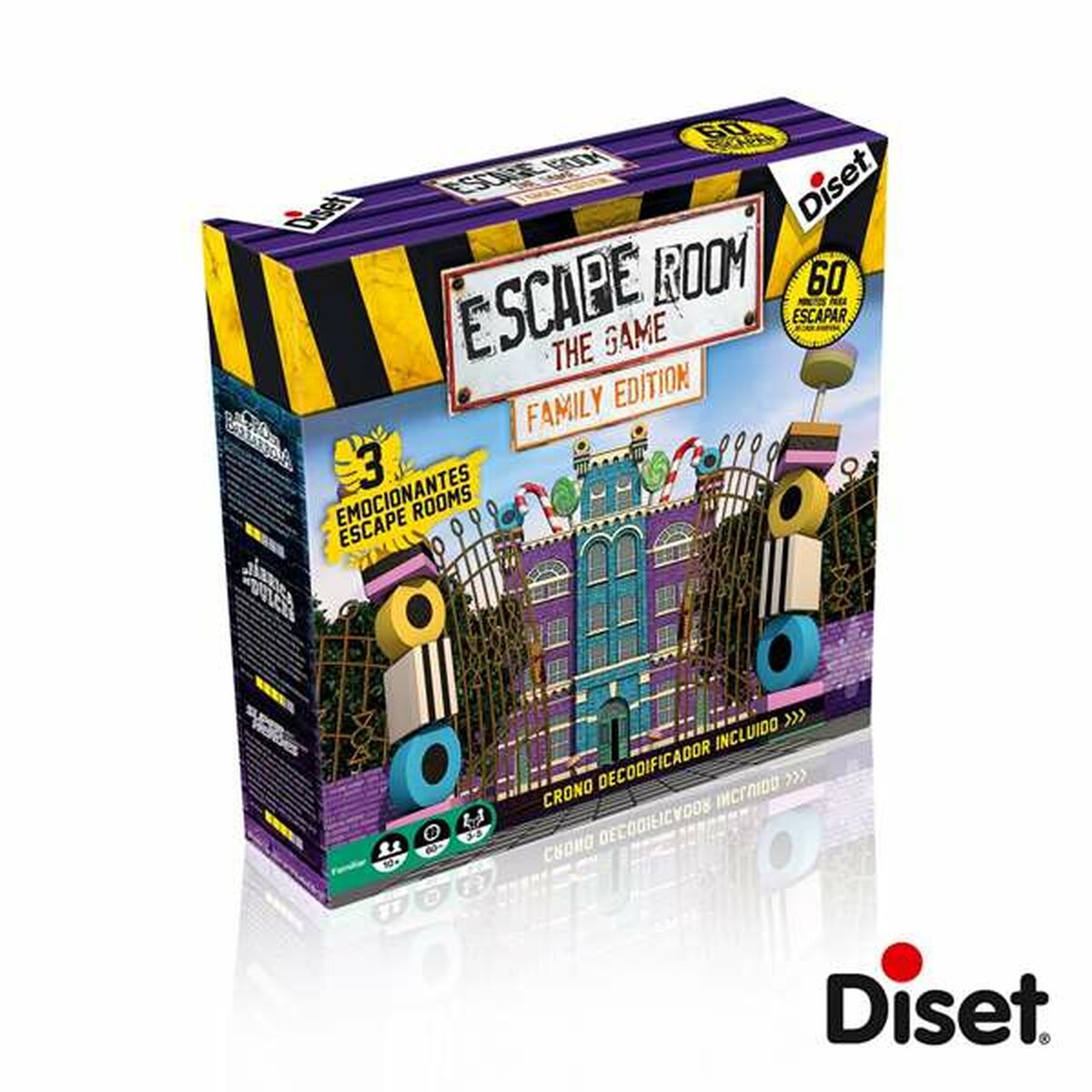 Sällskapsspel Diset Escape Room Family Edition ES-Leksaker och spel, Spel och tillbehör-Diset-peaceofhome.se