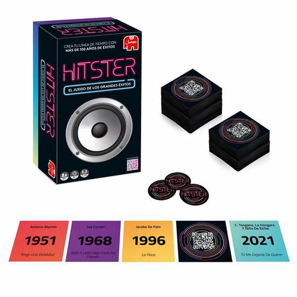 Sällskapsspel Diset Hitster - Greatest musical hits! (ES)-Leksaker och spel, Spel och tillbehör-Diset-peaceofhome.se