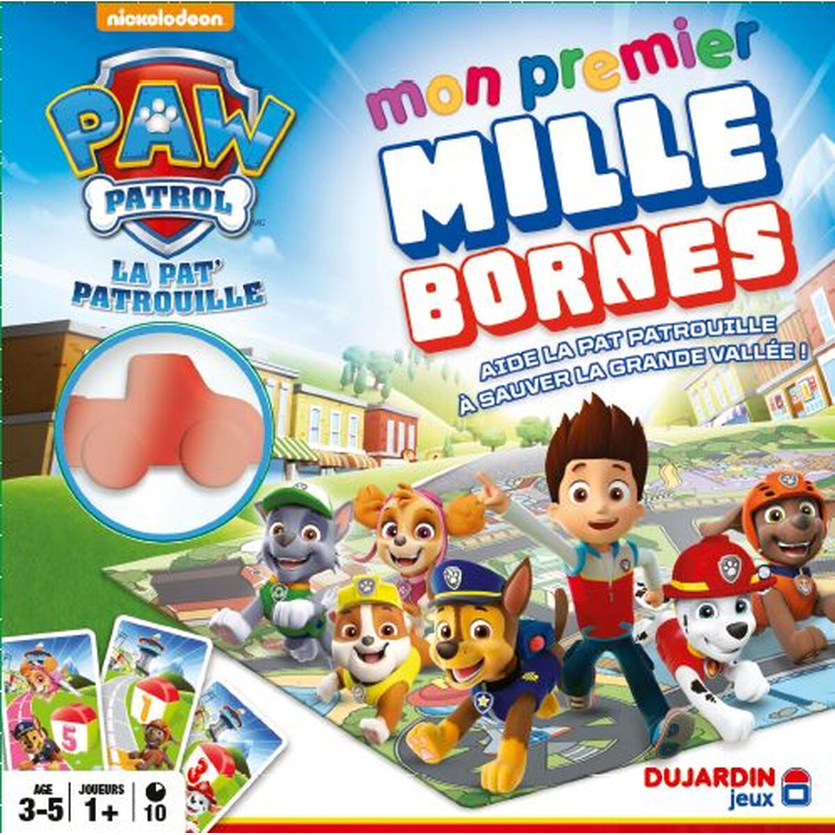 Sällskapsspel Dujardin Mille Bornes Pat Patrol (FR)-Leksaker och spel, Spel och tillbehör-Dujardin-peaceofhome.se