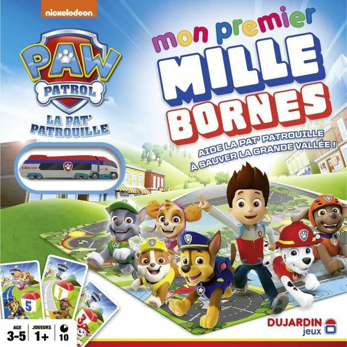Sällskapsspel Dujardin Mille Bornes Pat Patrol (FR)-Leksaker och spel, Spel och tillbehör-Dujardin-peaceofhome.se