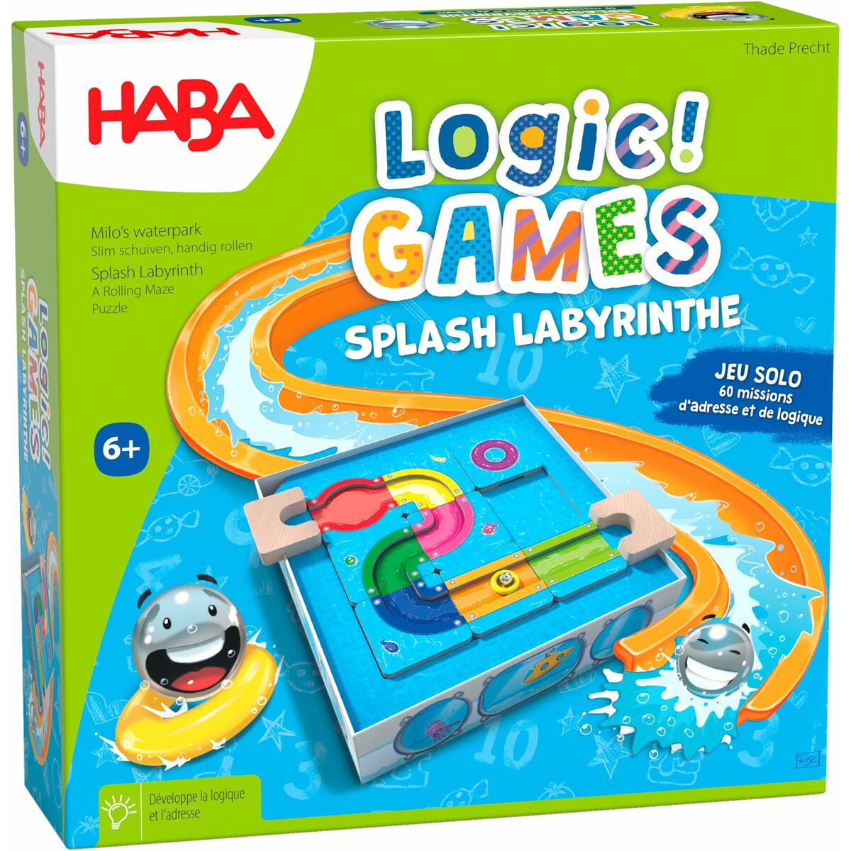 Sällskapsspel HABA Logic Games - Splash Labyrinth-Leksaker och spel, Spel och tillbehör-HABA-peaceofhome.se